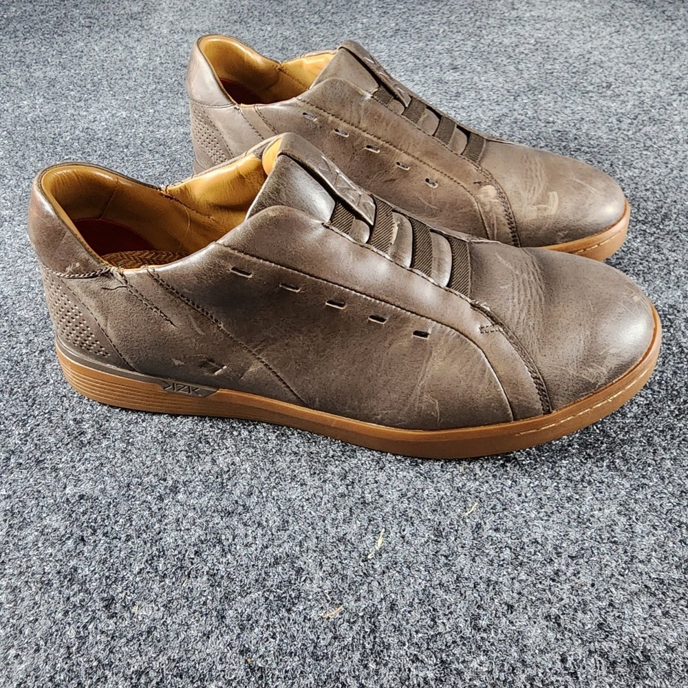Kizik Madrid Roasted Pecan‎ Leather Hands-Free Slip On Shoes Mens 10.5